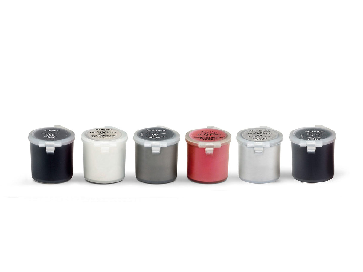 Colour set for sports cars