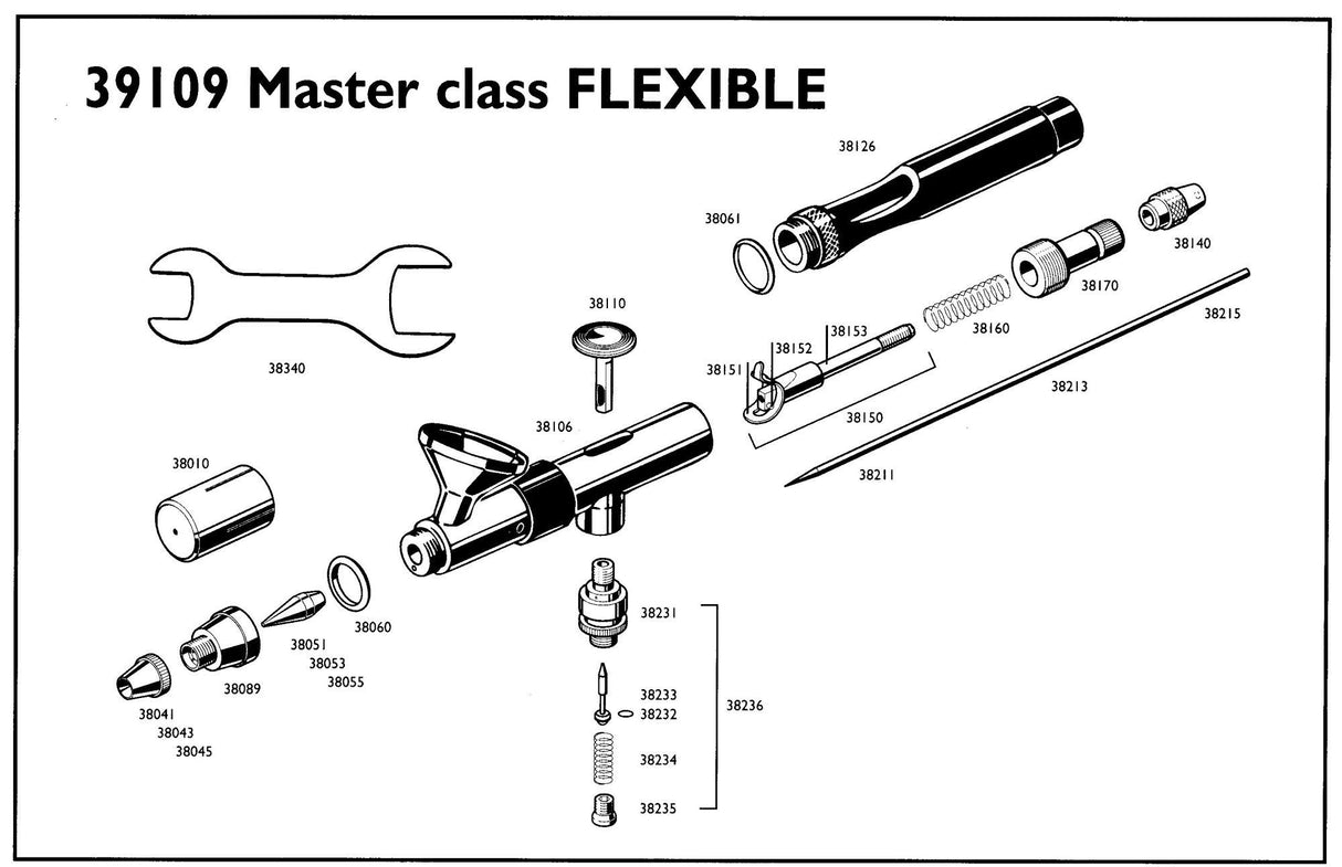 Airbrush spray gun ‘Flexible’ Master Class
