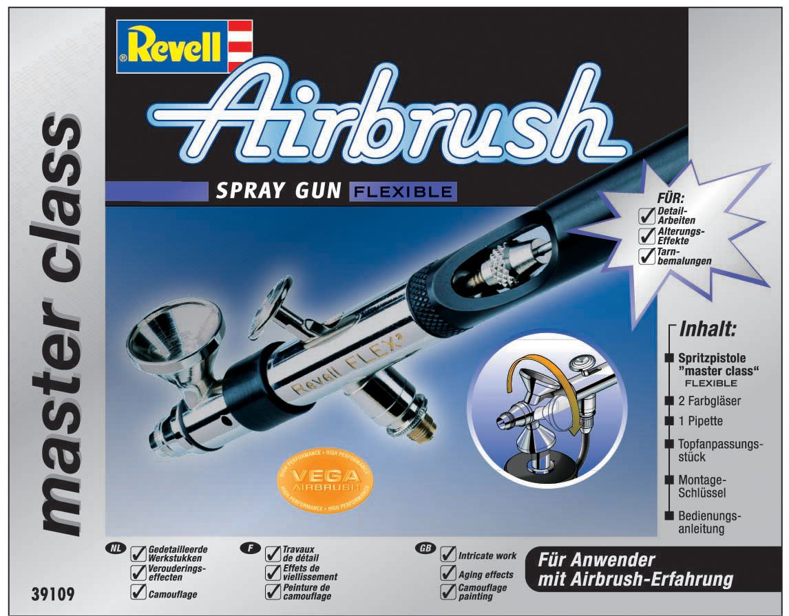 Airbrush spray gun ‘Flexible’ Master Class