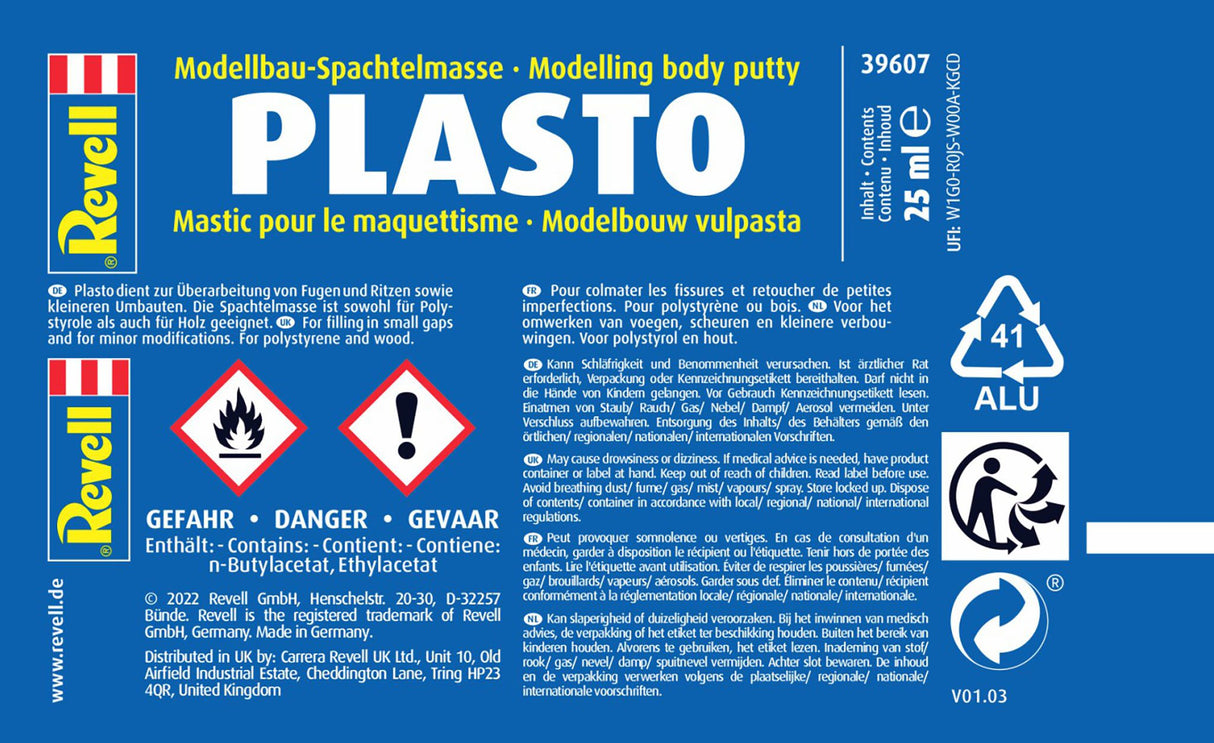 Plastic filler