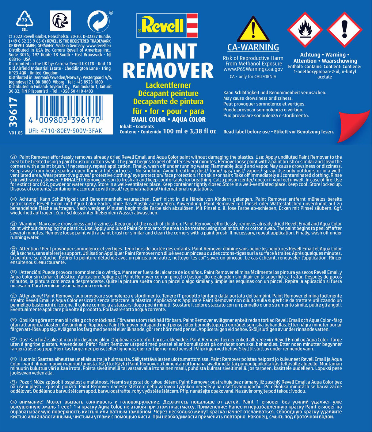 Paint remover