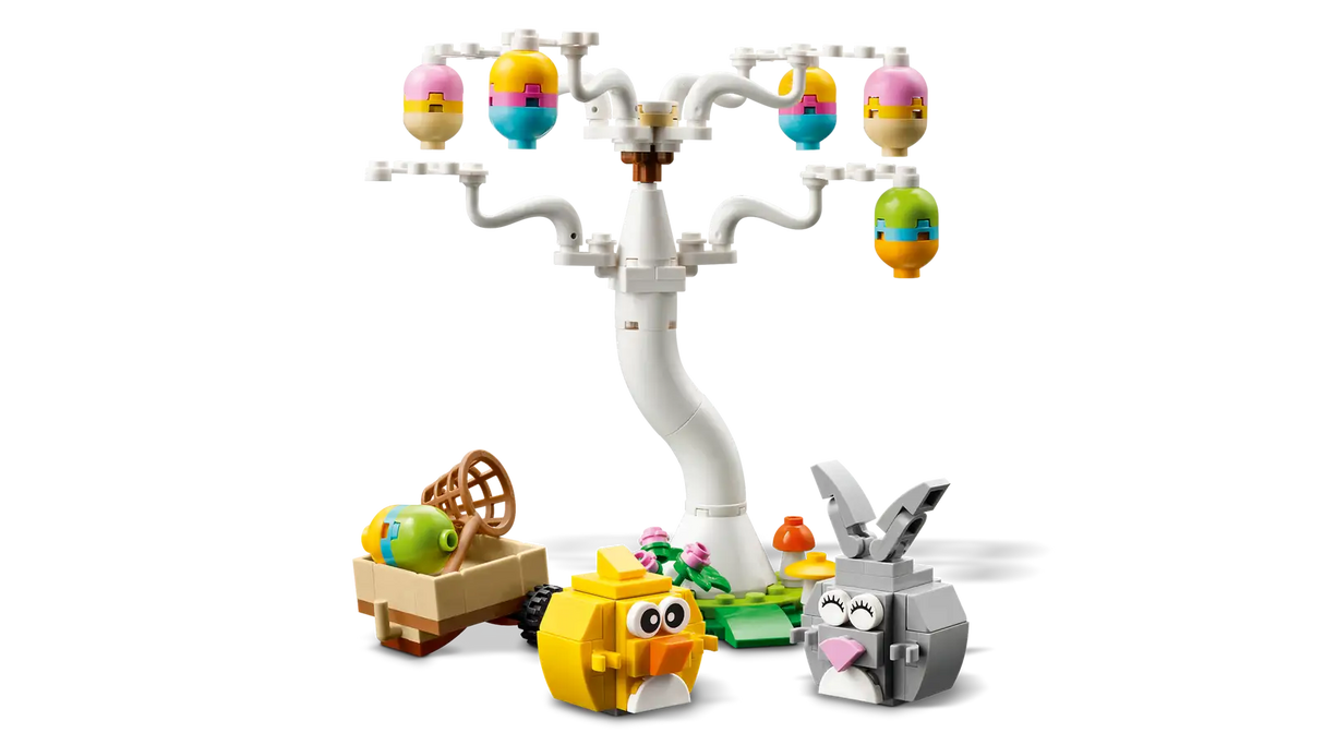 Easter Bunny and Chick Egg Hunt