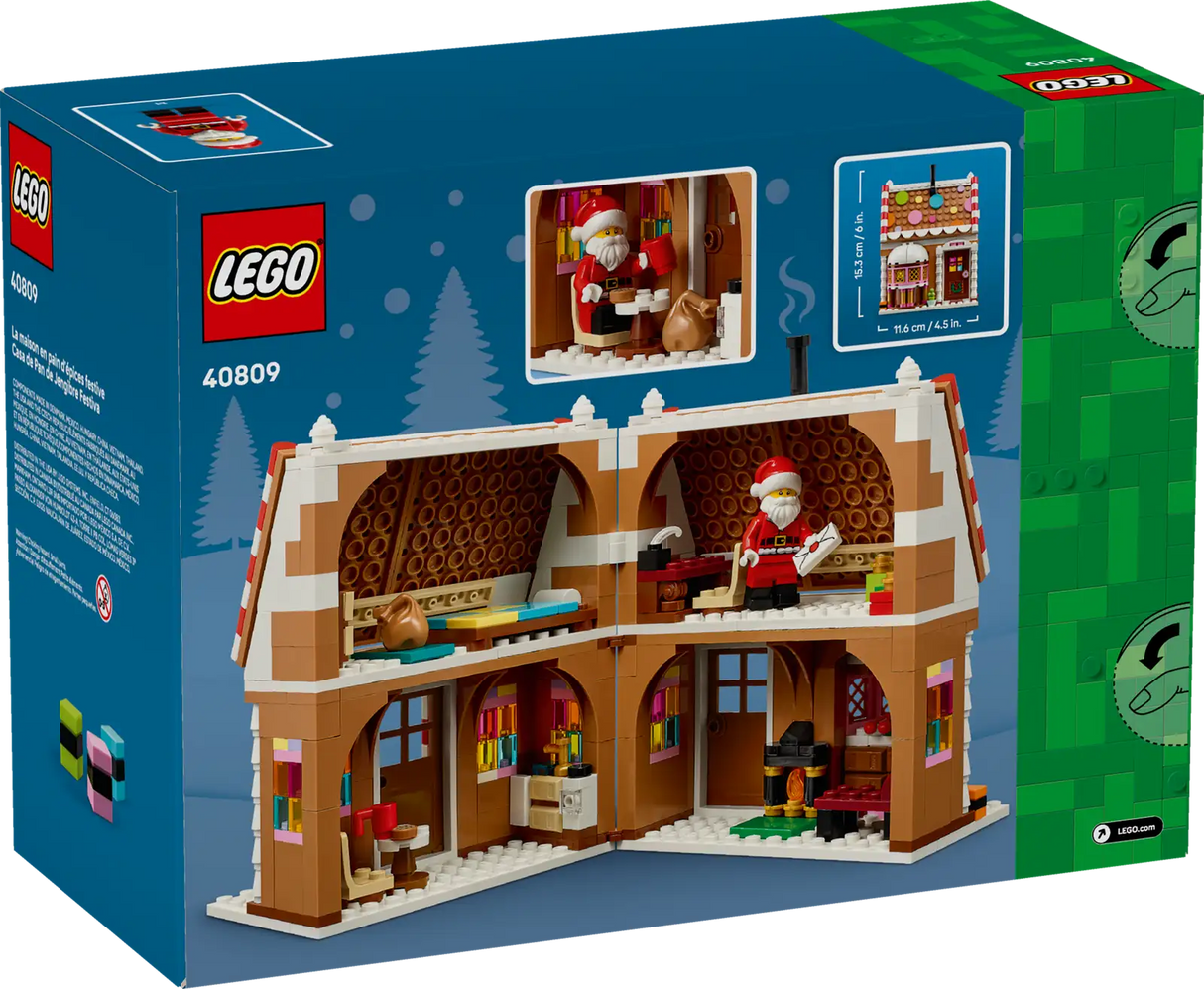 Festive Gingerbread House