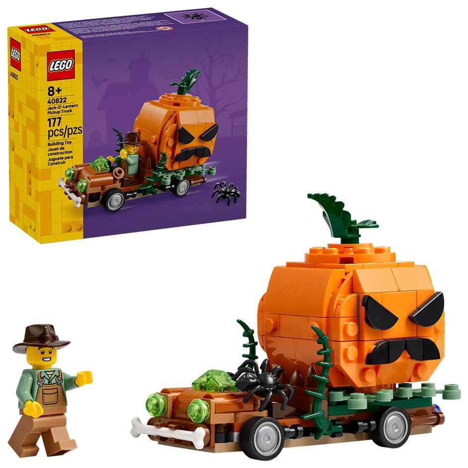 Jack-O'-Lantern Pickup Truck