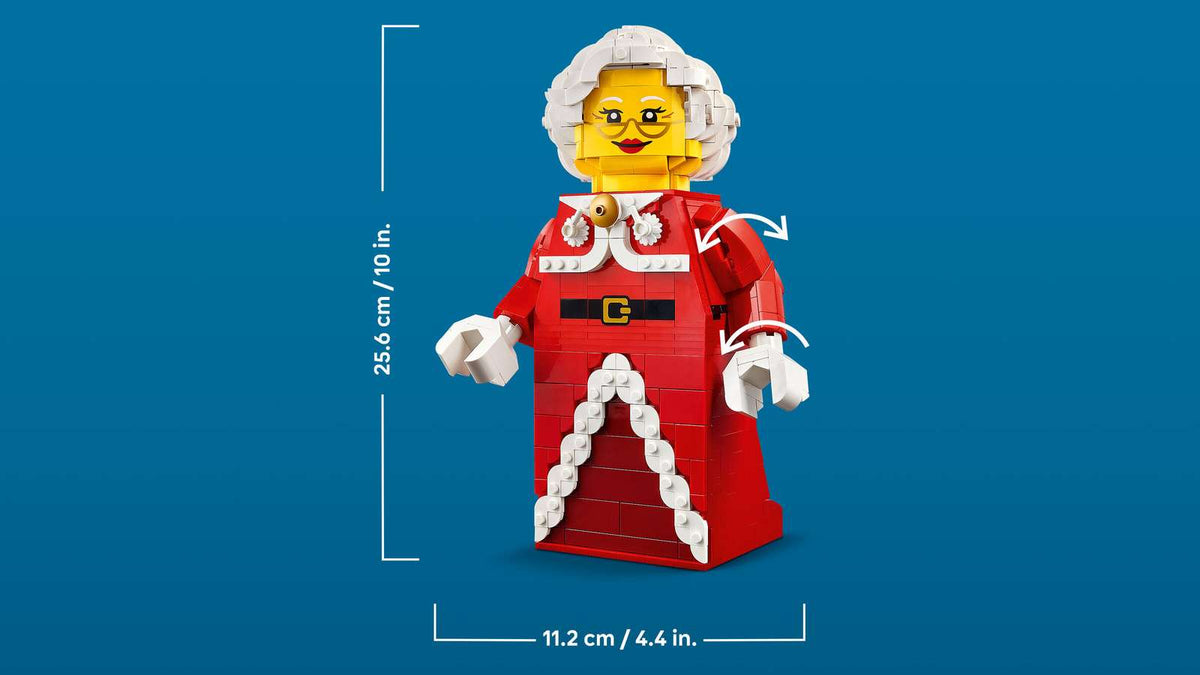 Up-Scaled Mrs. Claus Minifigure