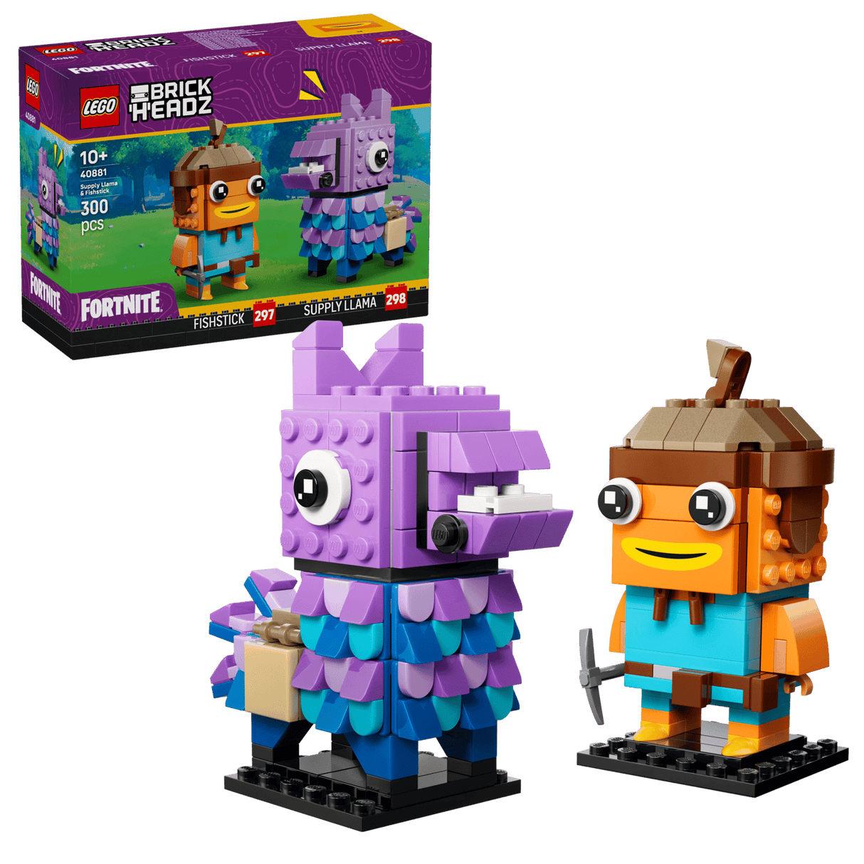 Supply Llama & Fishstick Figures