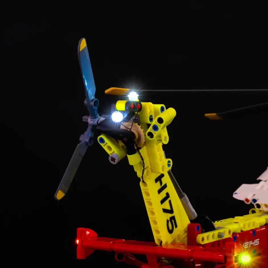 Light My Bricks (LMB) Light kit for LEGO # 42145 Airbus H175 Rescue Helicopter
