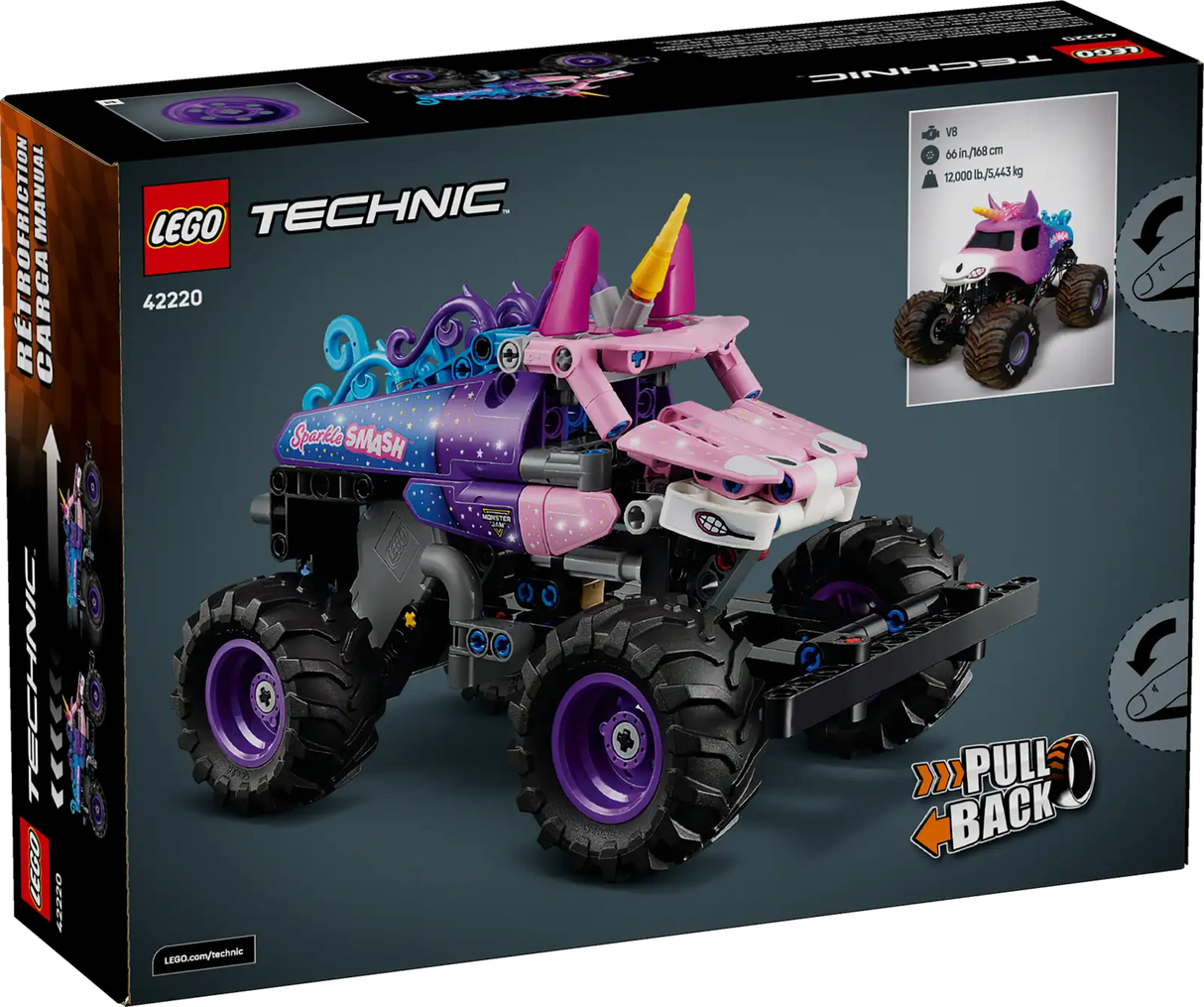 Monster Jam™ Sparkle Smash™ Pull-Back