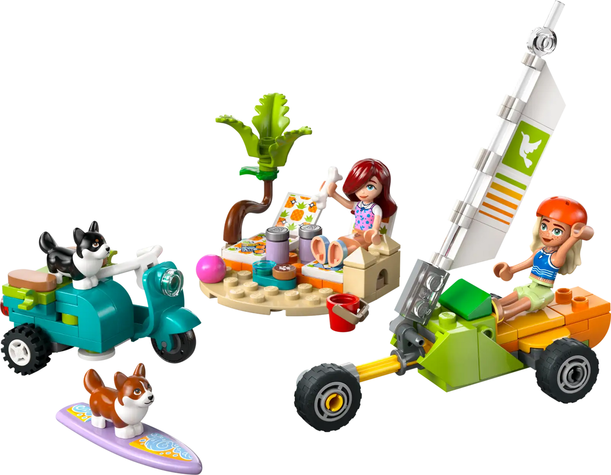 Surfing Dogs and Scooter Adventure