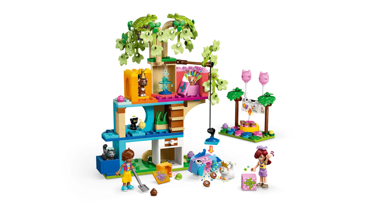 Cat Birthday Party & Tree House