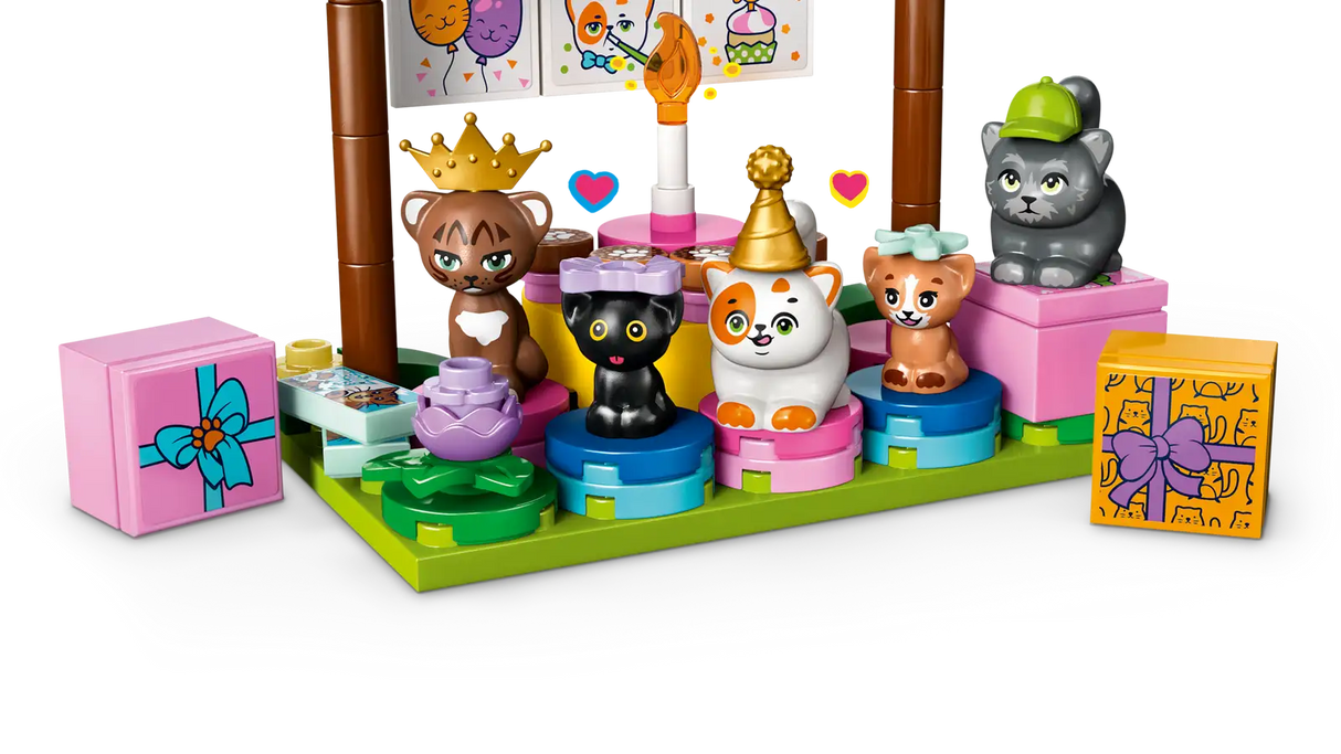 Cat Birthday Party & Tree House