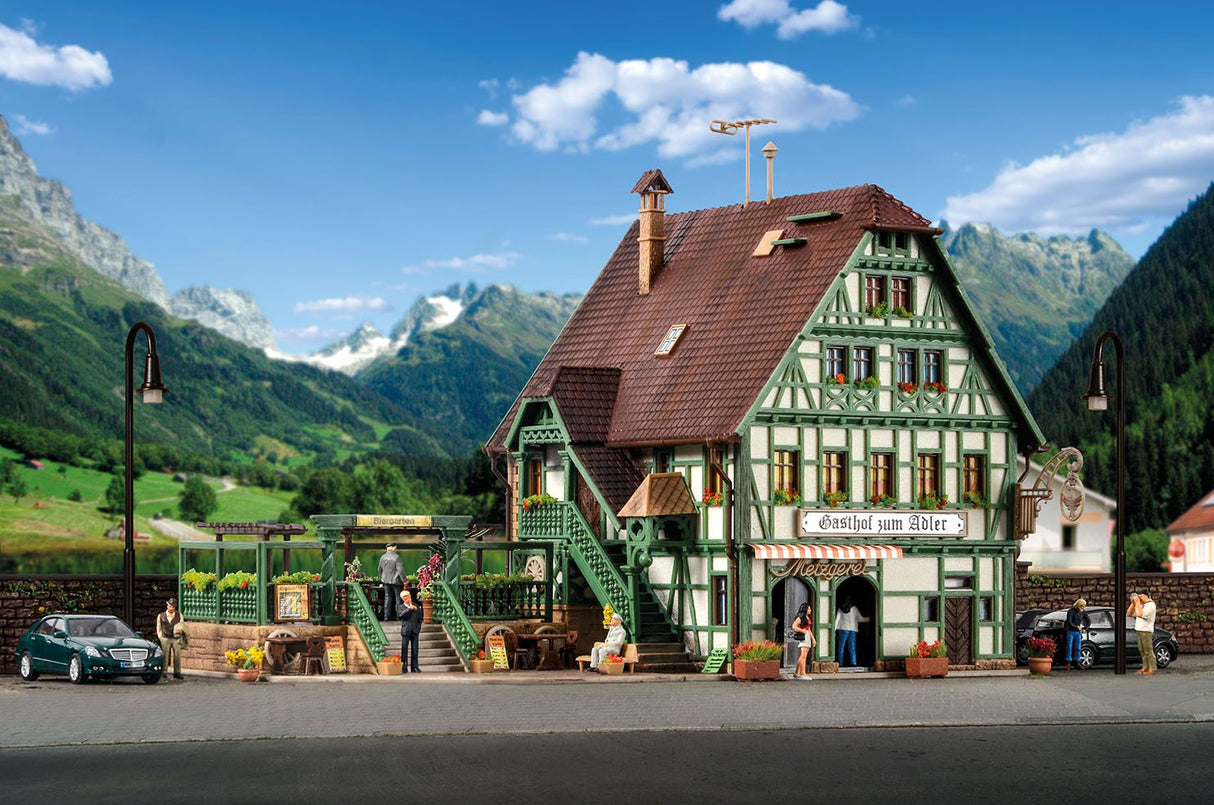 Inn with Butcher‘s Shop, Interior and LED Lighting, Functional Kit