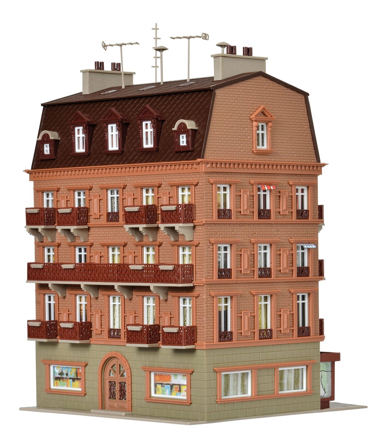 City Hotel with LED Lighting, Functional Kit