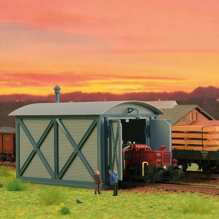 Loco Shed for Köf, Single Track