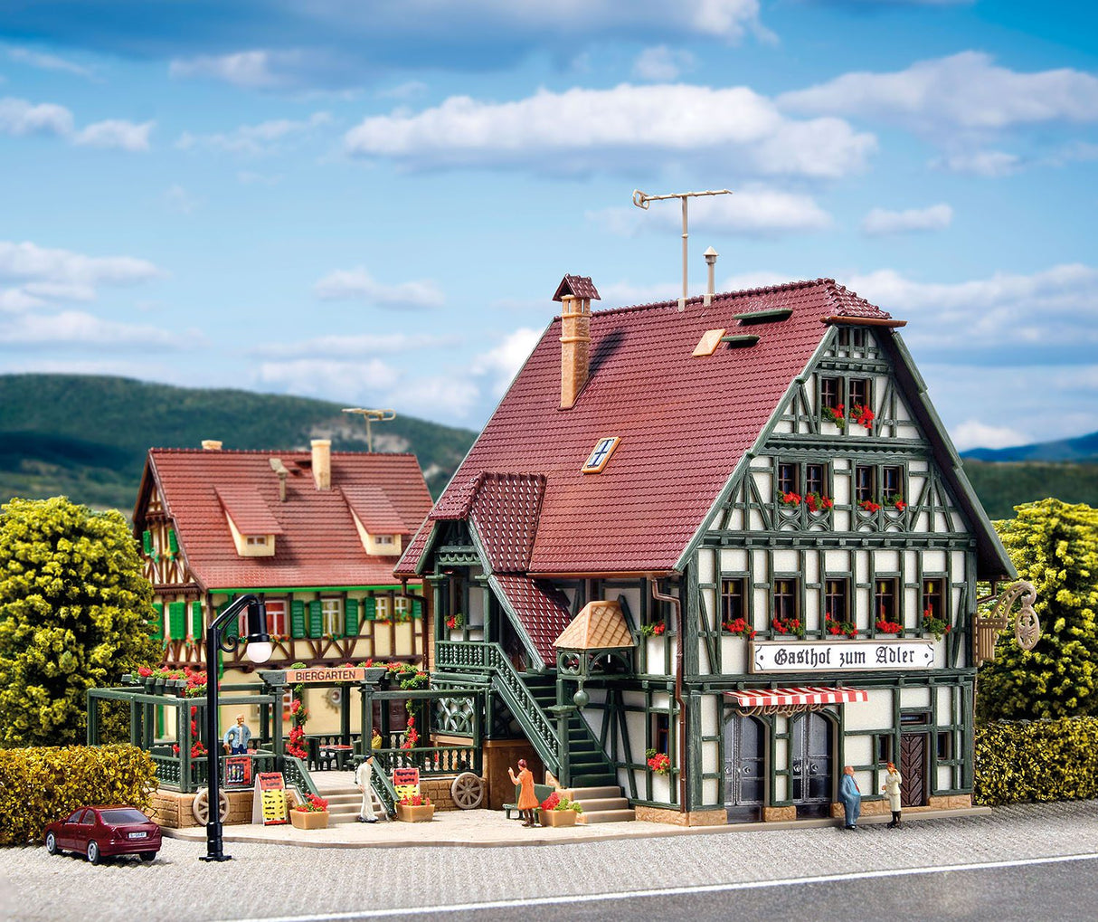 Inn with Butcher's Shop and Interior