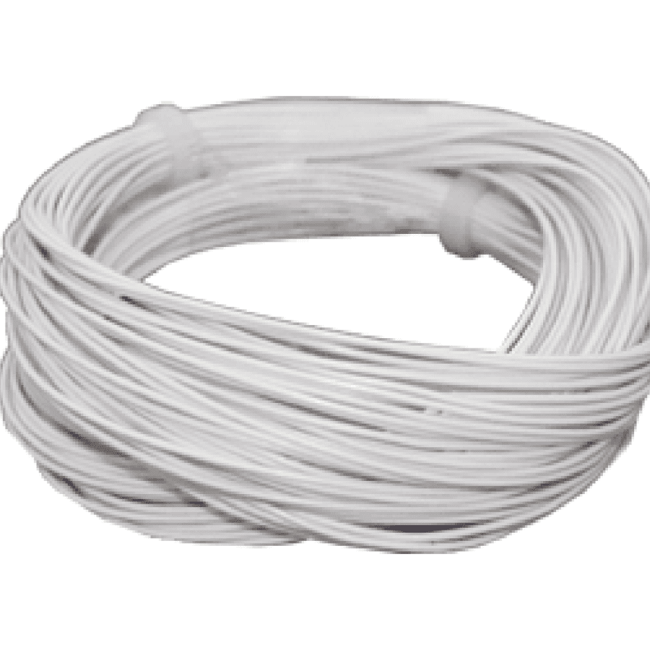 High flexible cable, diameter 0.5mm, AWG36, 2A, white