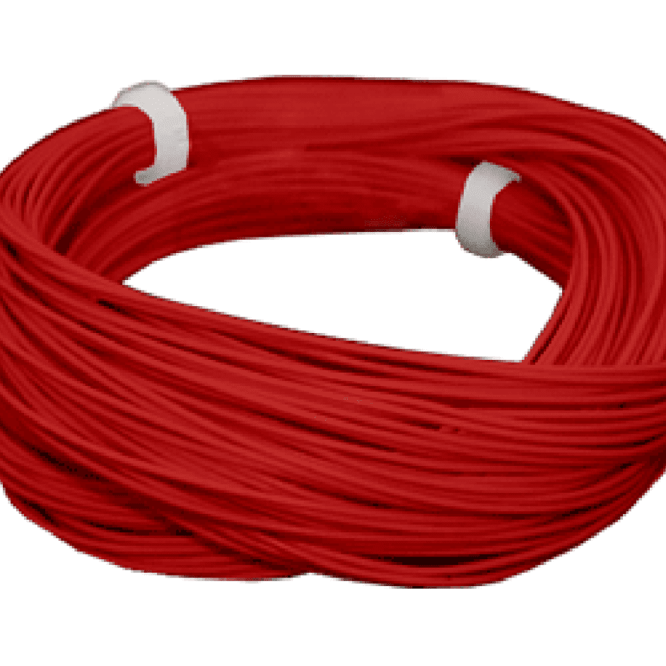 High flexible cable, diameter 0.5mm, AWG36, 2A, colour red