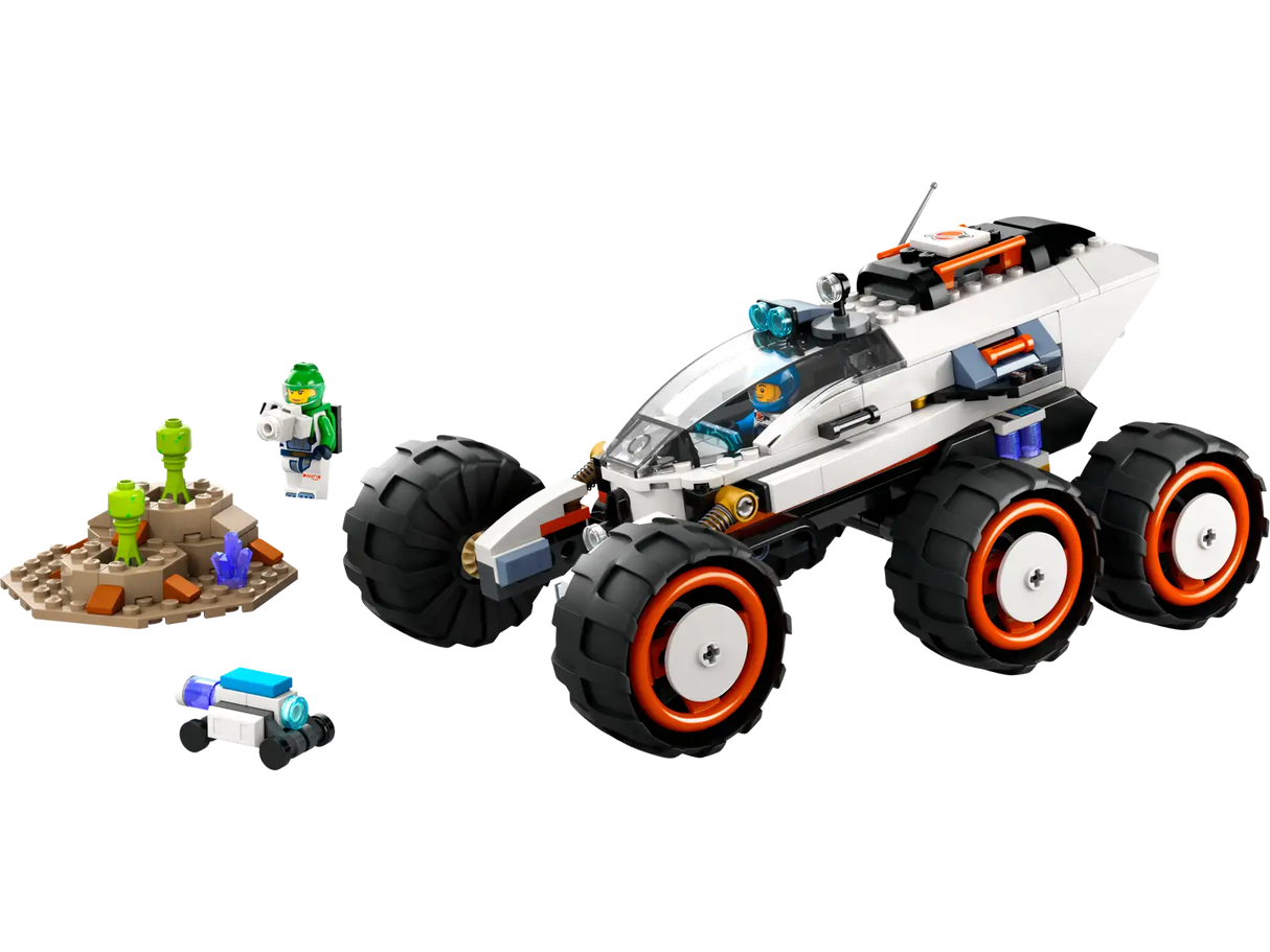 Space Explorer Rover And Alien Life