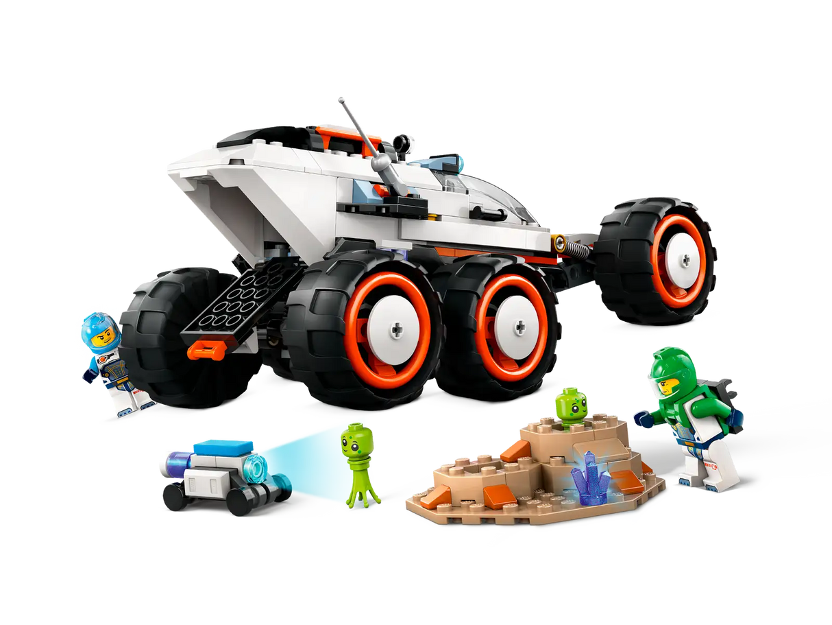 Space Explorer Rover And Alien Life