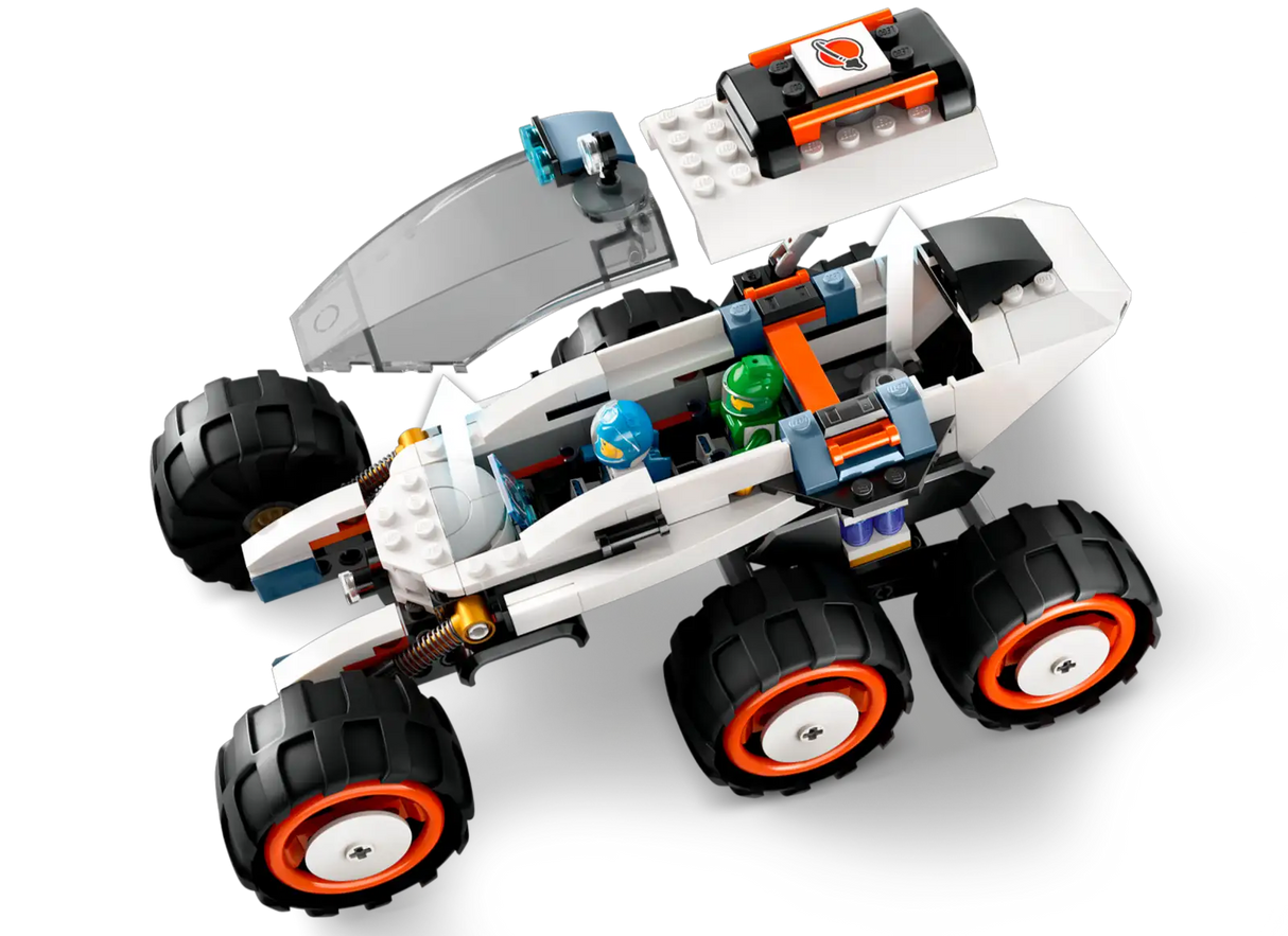 Space Explorer Rover And Alien Life
