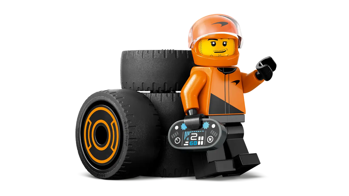 F1® Driver with McLaren Race Car