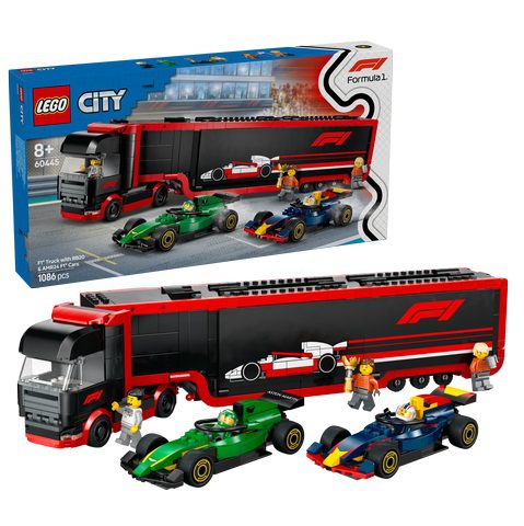 F1® Truck with RB20 & AMR24 F1® Cars