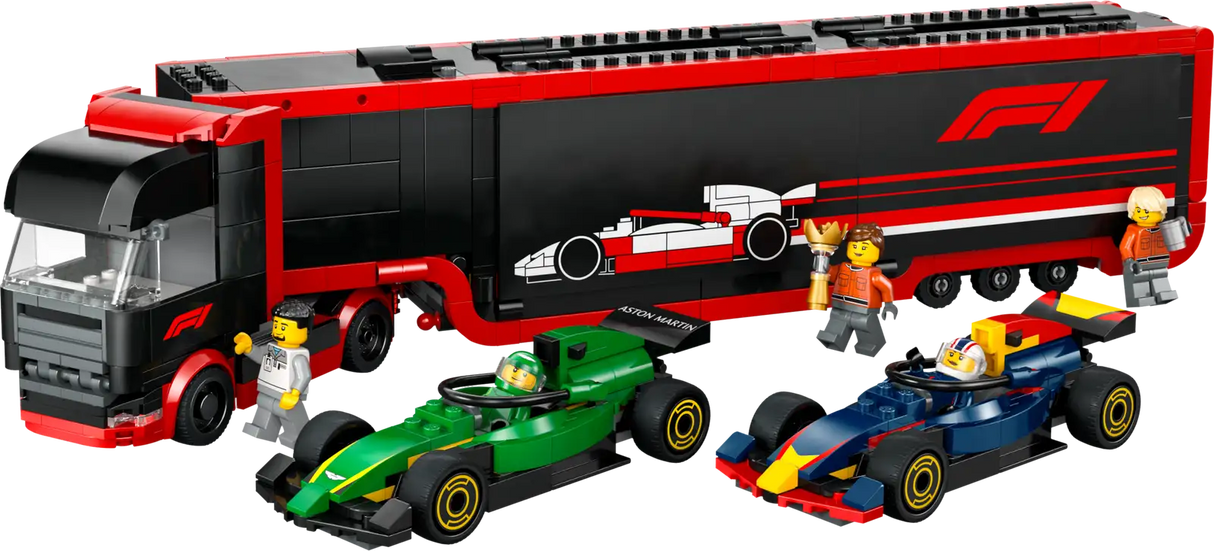F1® Truck with RB20 & AMR24 F1® Cars