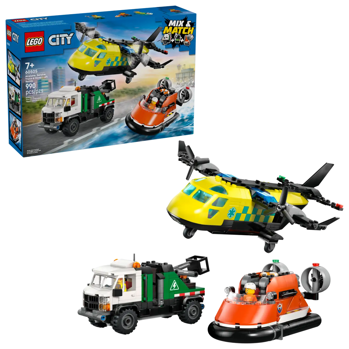 Airplane, Service Truck & Hovercraft Remix