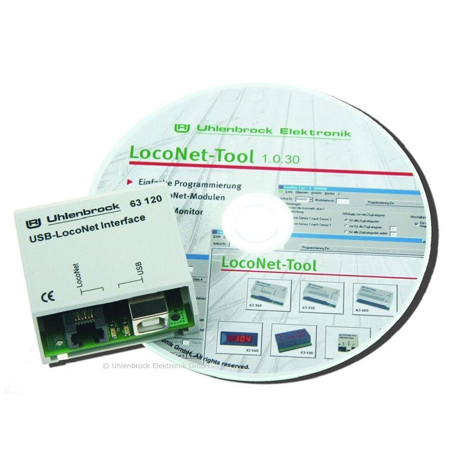 USB LocoNet interface + LocoNet tool