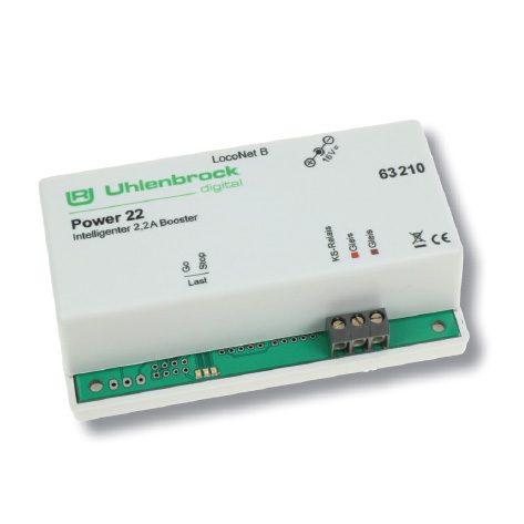 Power 22, 2.2A booster with power supply unit