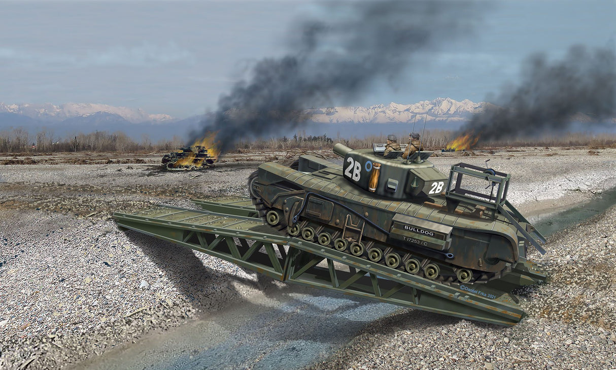 Model Set Churchill A.V.R.E.