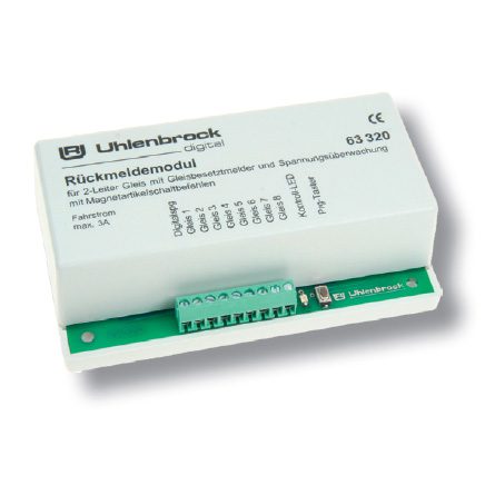 LocoNet feedback module 2-wire track