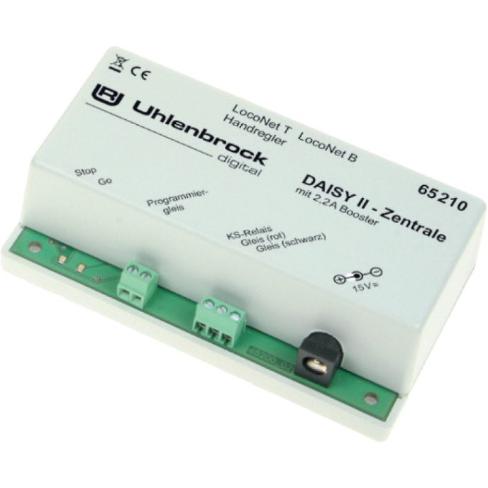 DAISY II DCC control centre with power supply unit