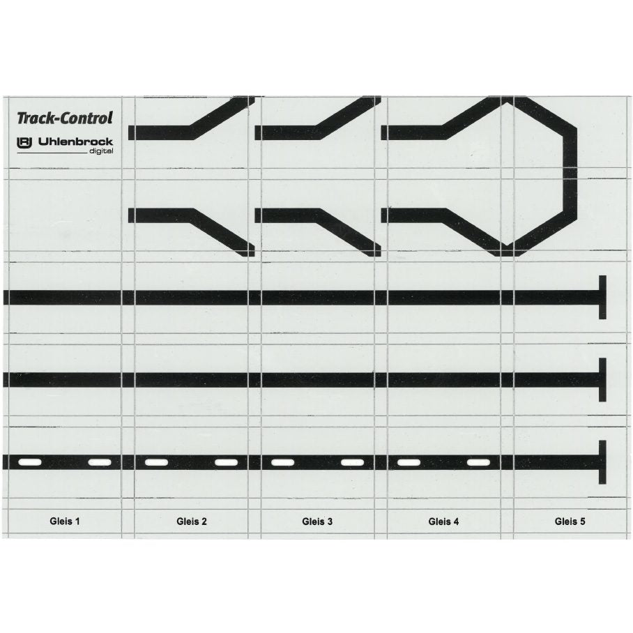 Track-Control foil track symbols