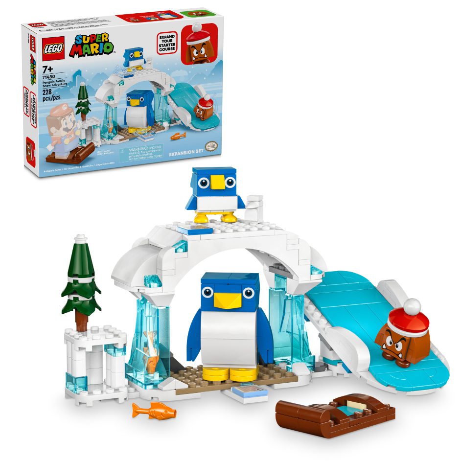 Penguin Family Snow Adventure