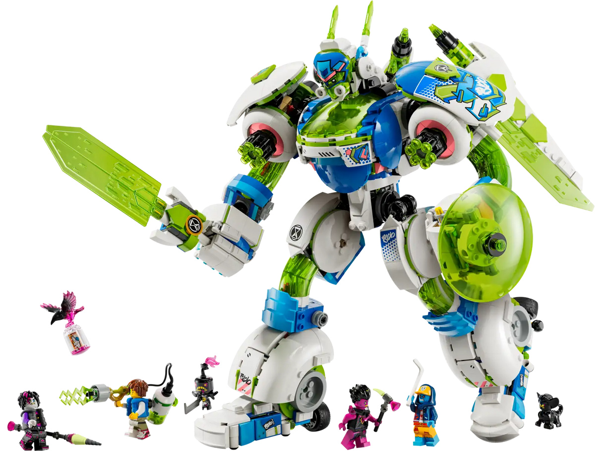 Mateo and Z-Blob the Knight Battle Mech