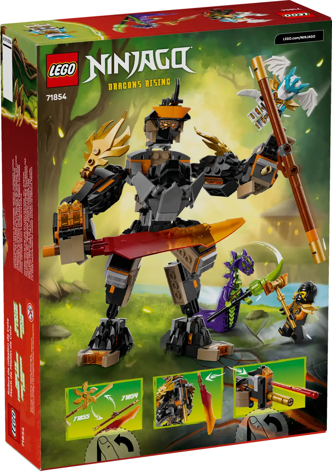Cole's Mission Mech & Dragon Zane