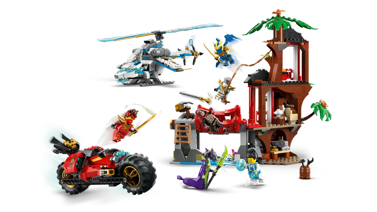 Ninja Vehicle Tree House Battle