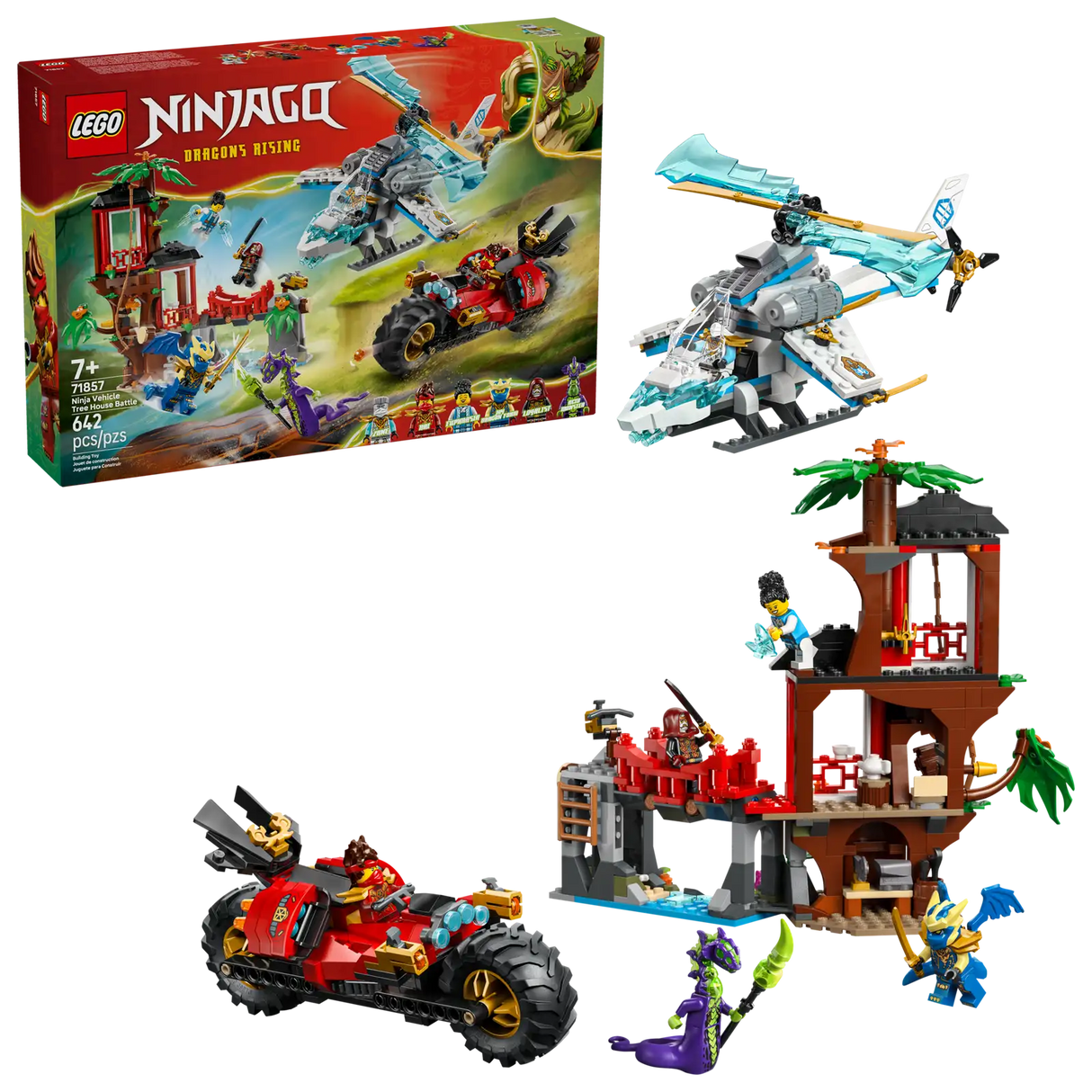 Ninja Vehicle Tree House Battle