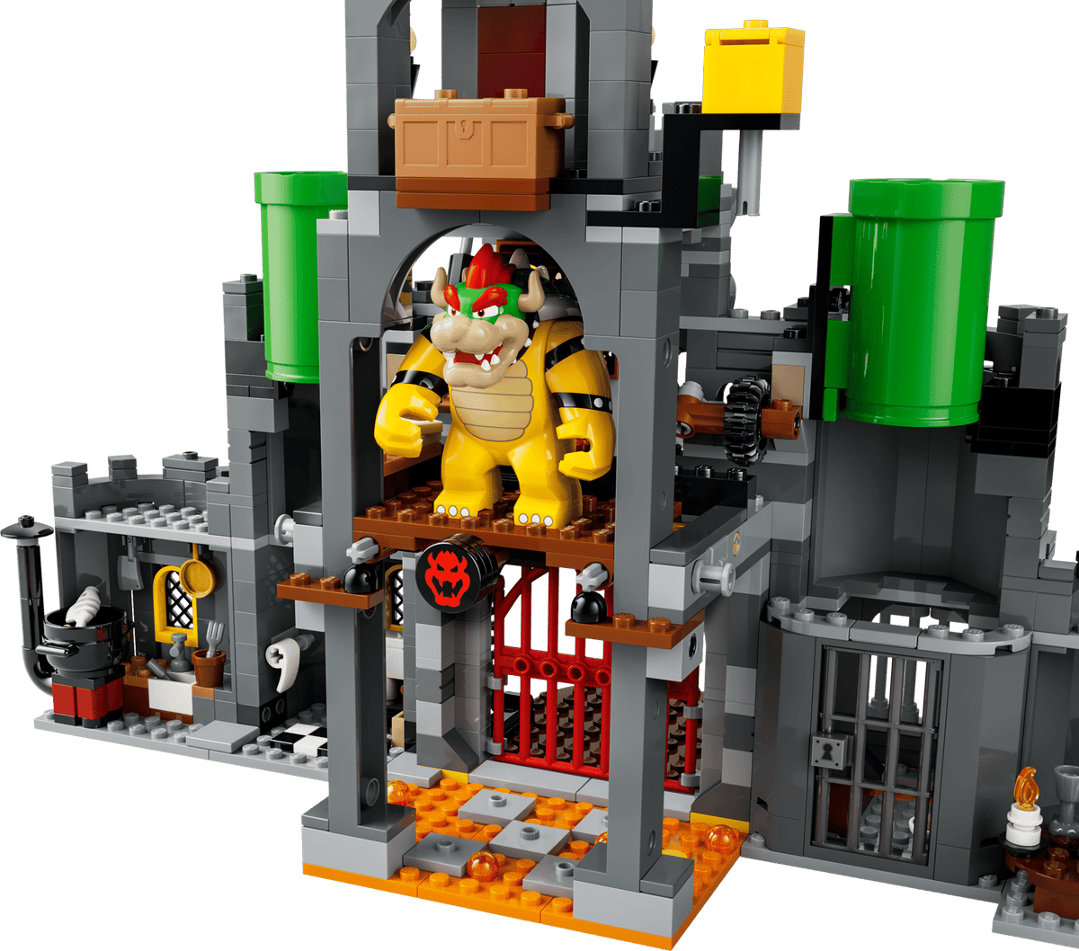 Fire Mario & Bowser's Castle