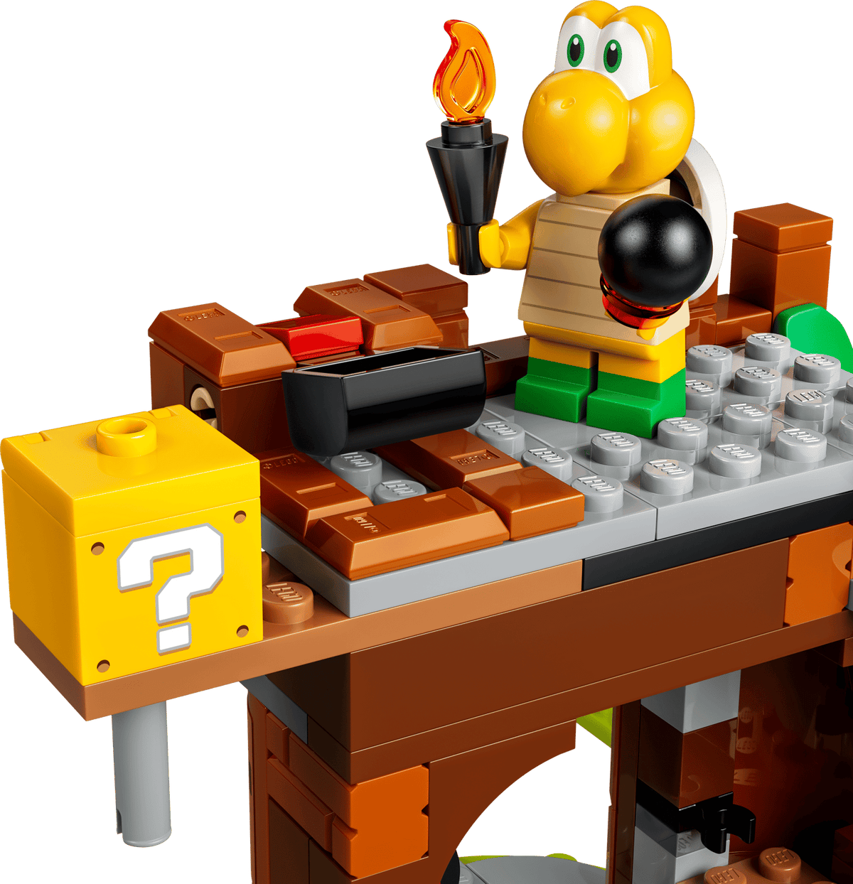Fire Luigi vs. Koopa Troopa Battle