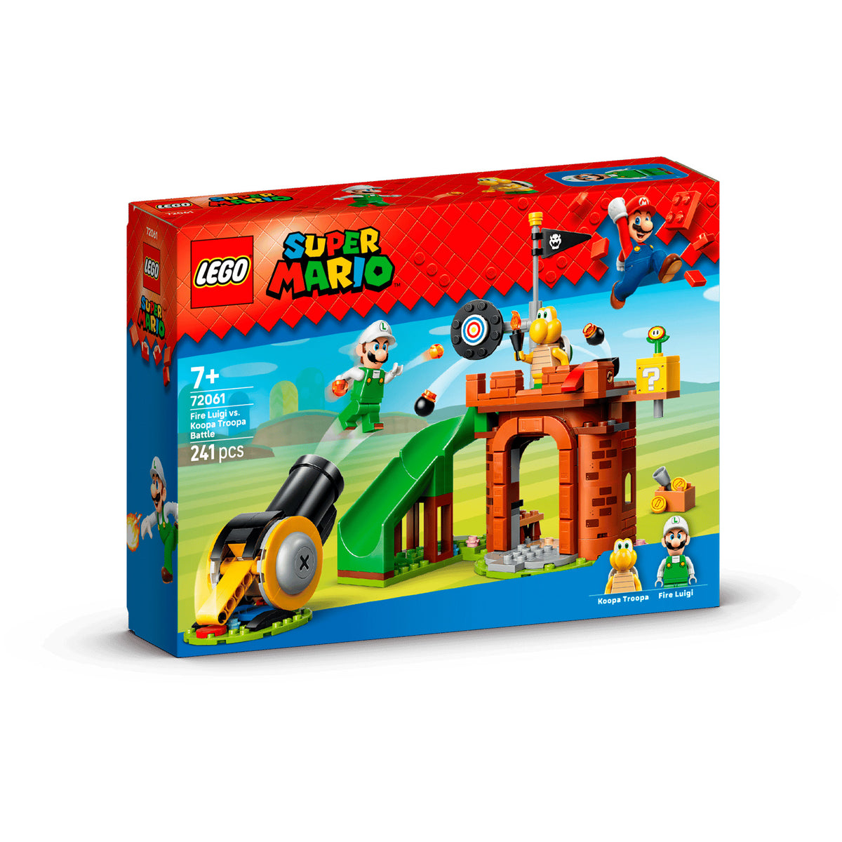 Fire Luigi vs. Koopa Troopa Battle