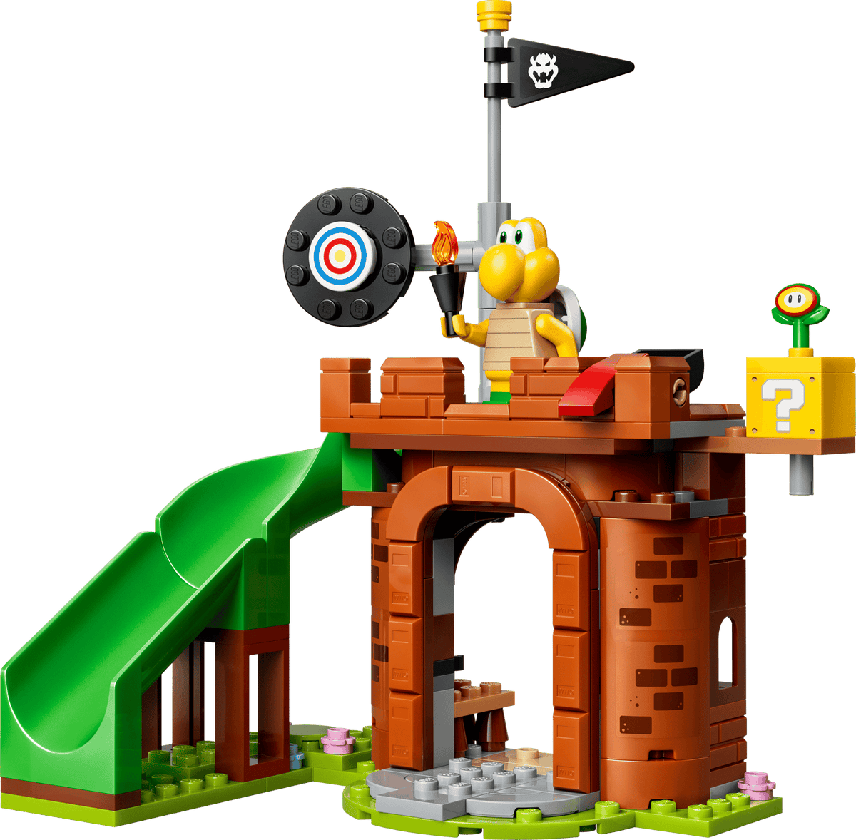 Fire Luigi vs. Koopa Troopa Battle