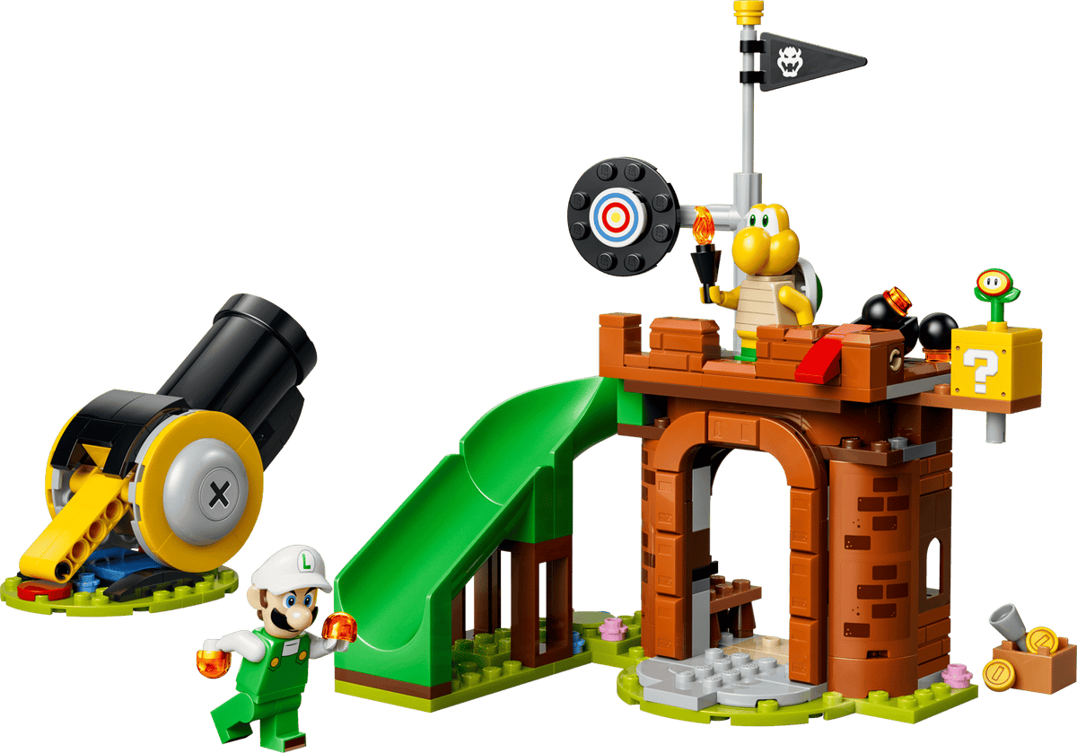 Fire Luigi vs. Koopa Troopa Battle