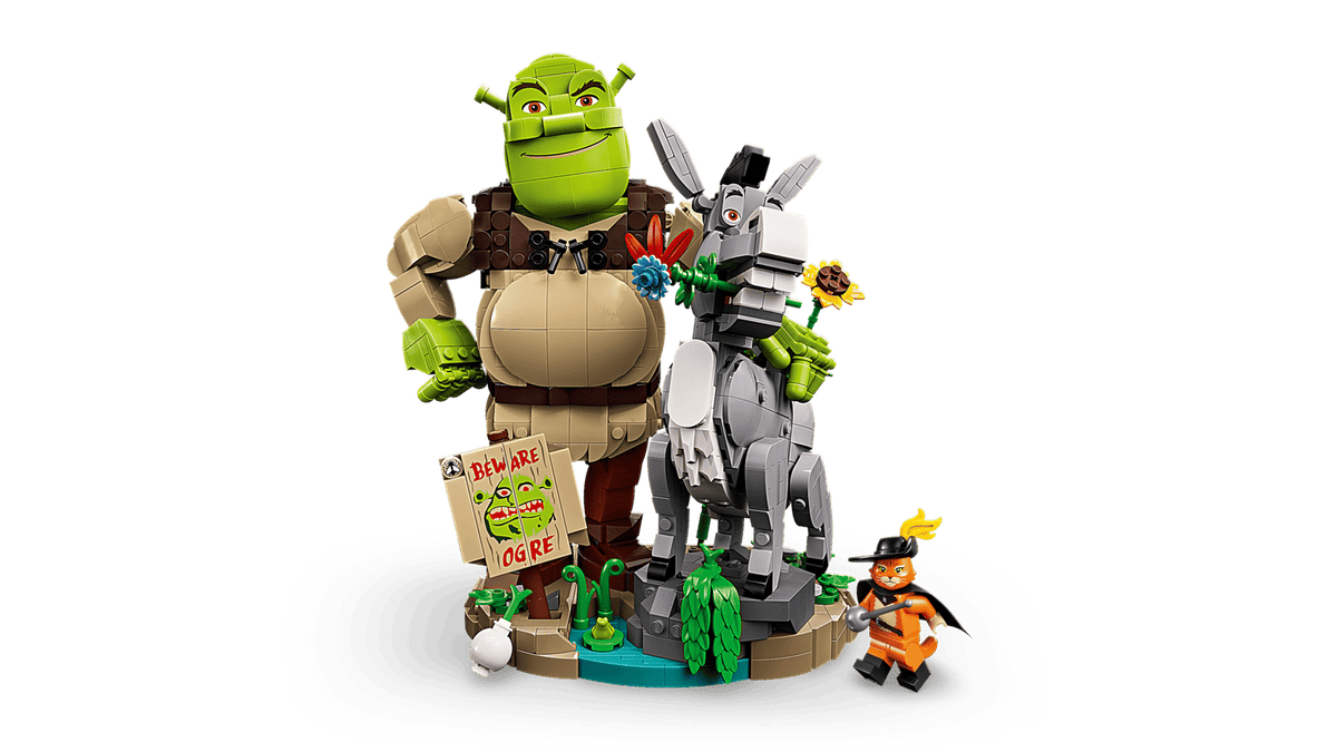 Shrek, Donkey & Puss in Boots