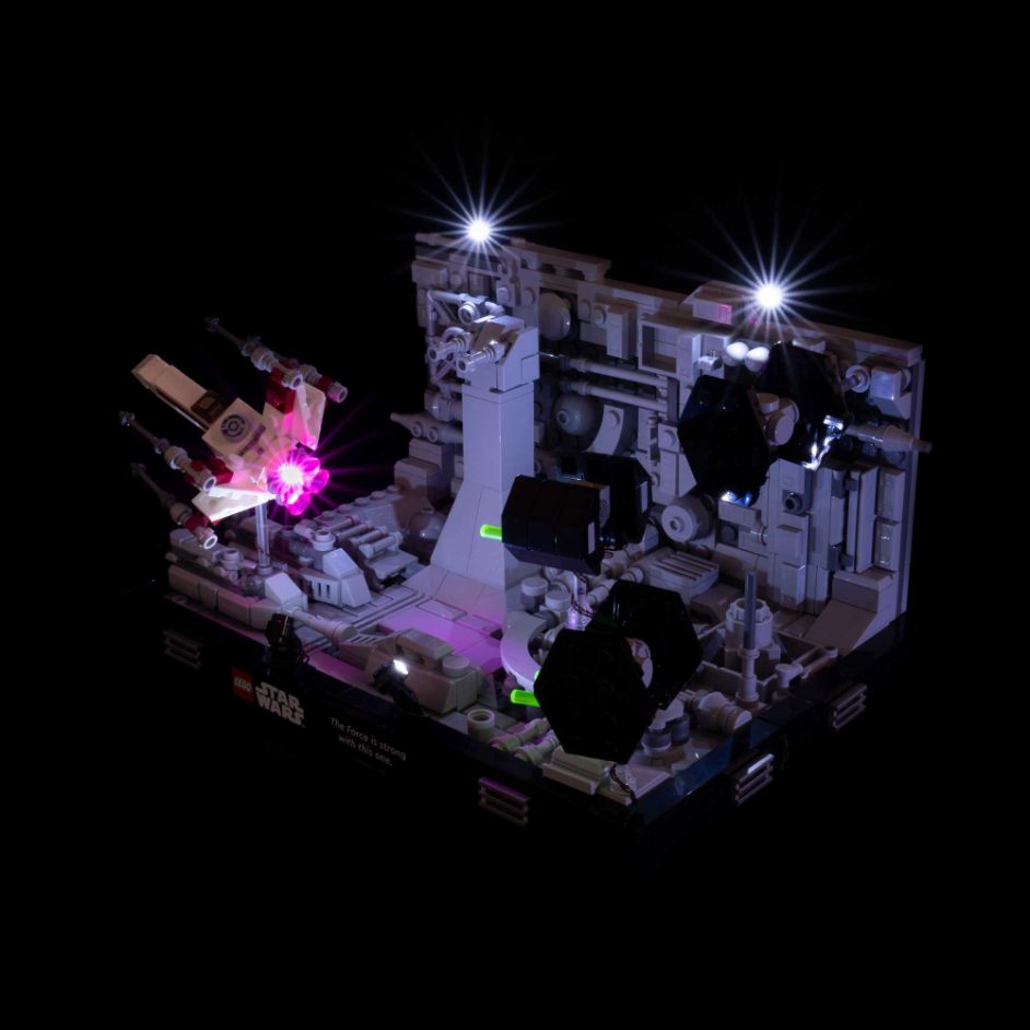 Light My Bricks (LMB) Light kit for LEGO # 75329 Death Star Trench Run Diorama