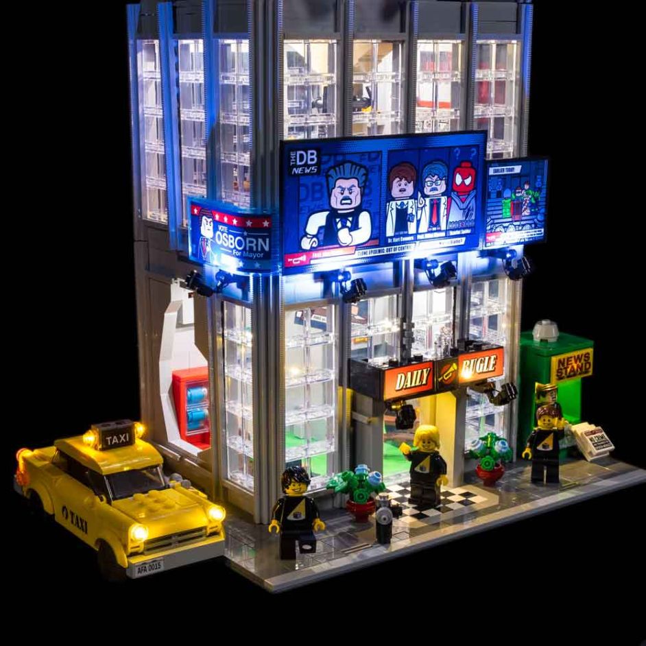 Light My Bricks (LMB) Light kit for LEGO # 76178 Daily Bugle