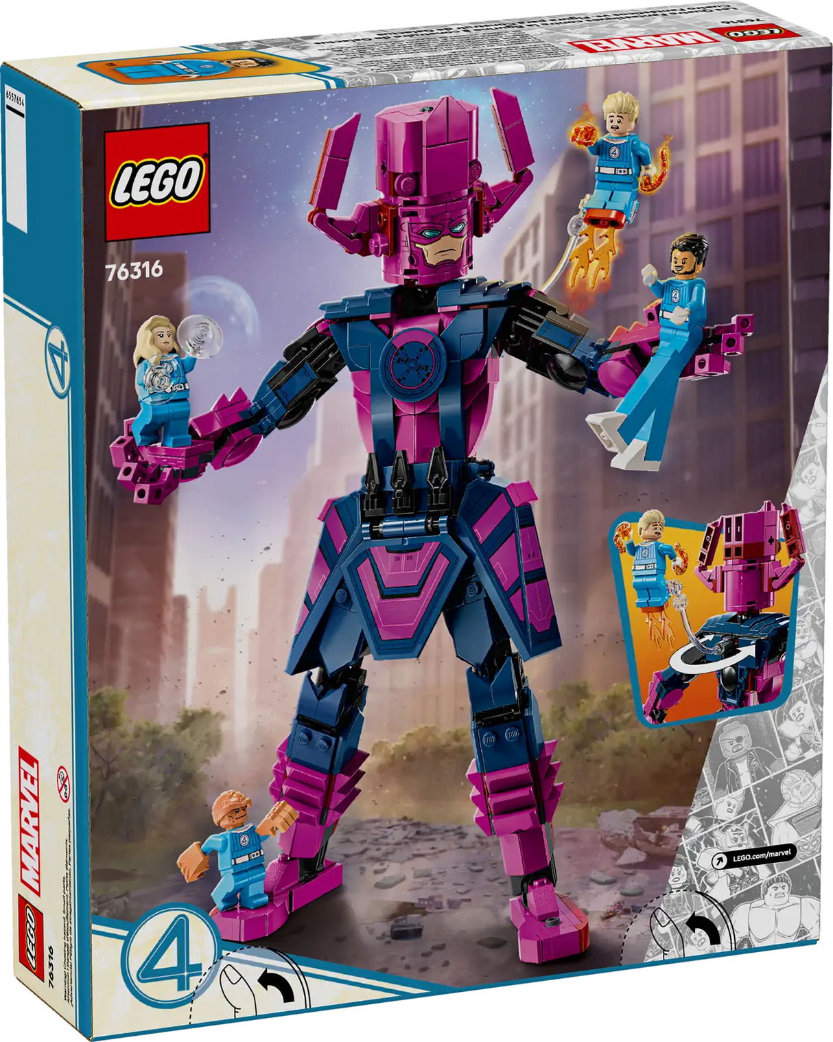 Fantastic Four vs. Galactus Construction Figure