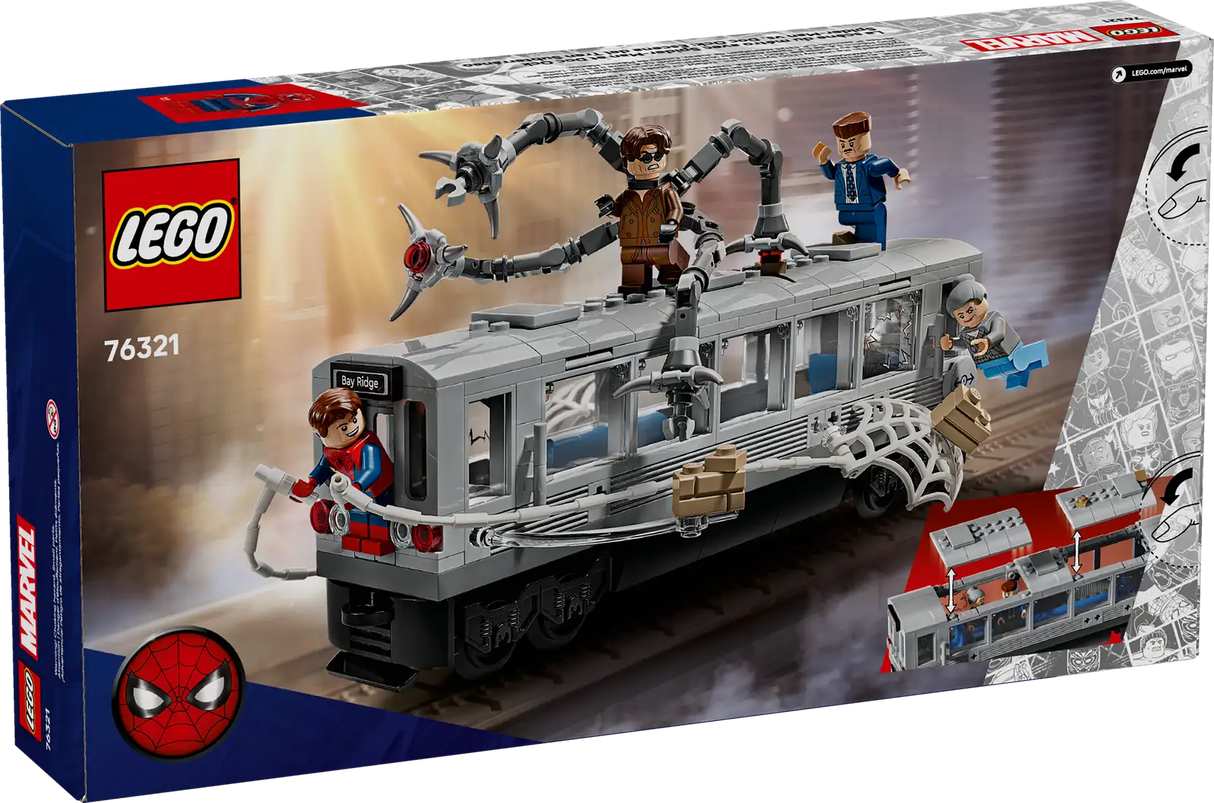 Spider-Man vs. Doc Ock Subway Train Scene