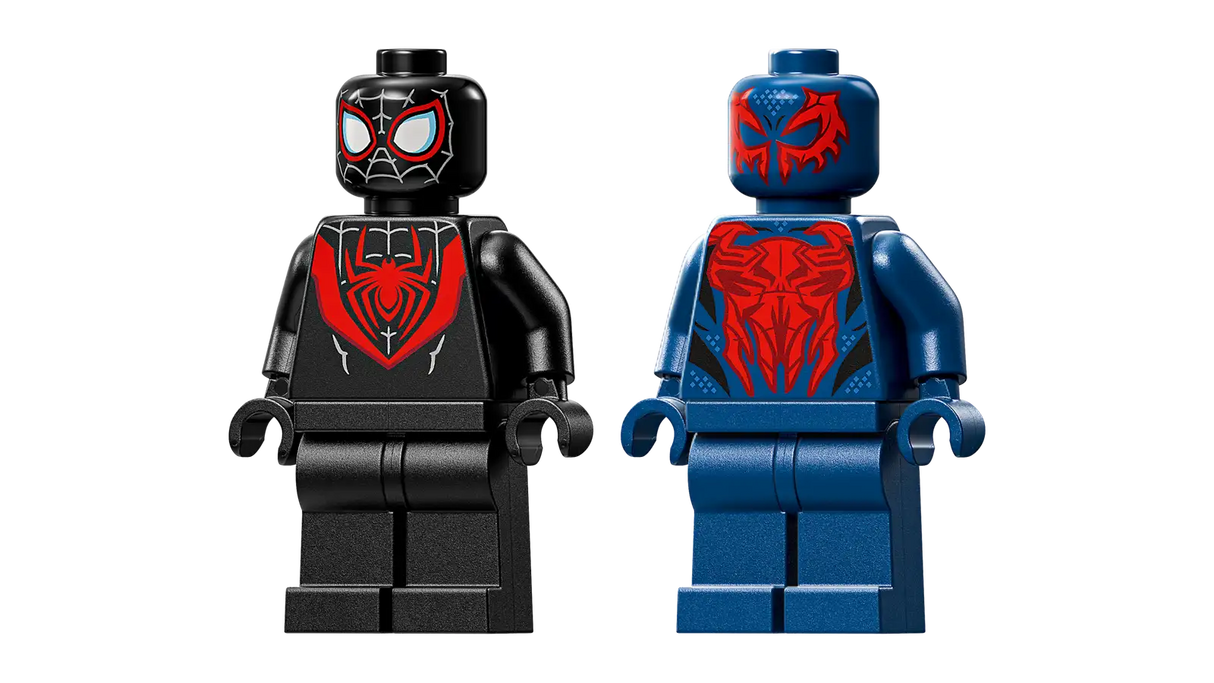 Miles Morales Mech vs. Spider-Man 2099